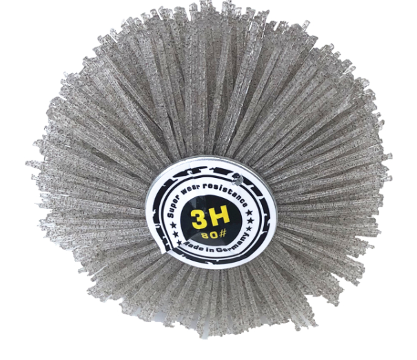 What are the different types of wheel brushes